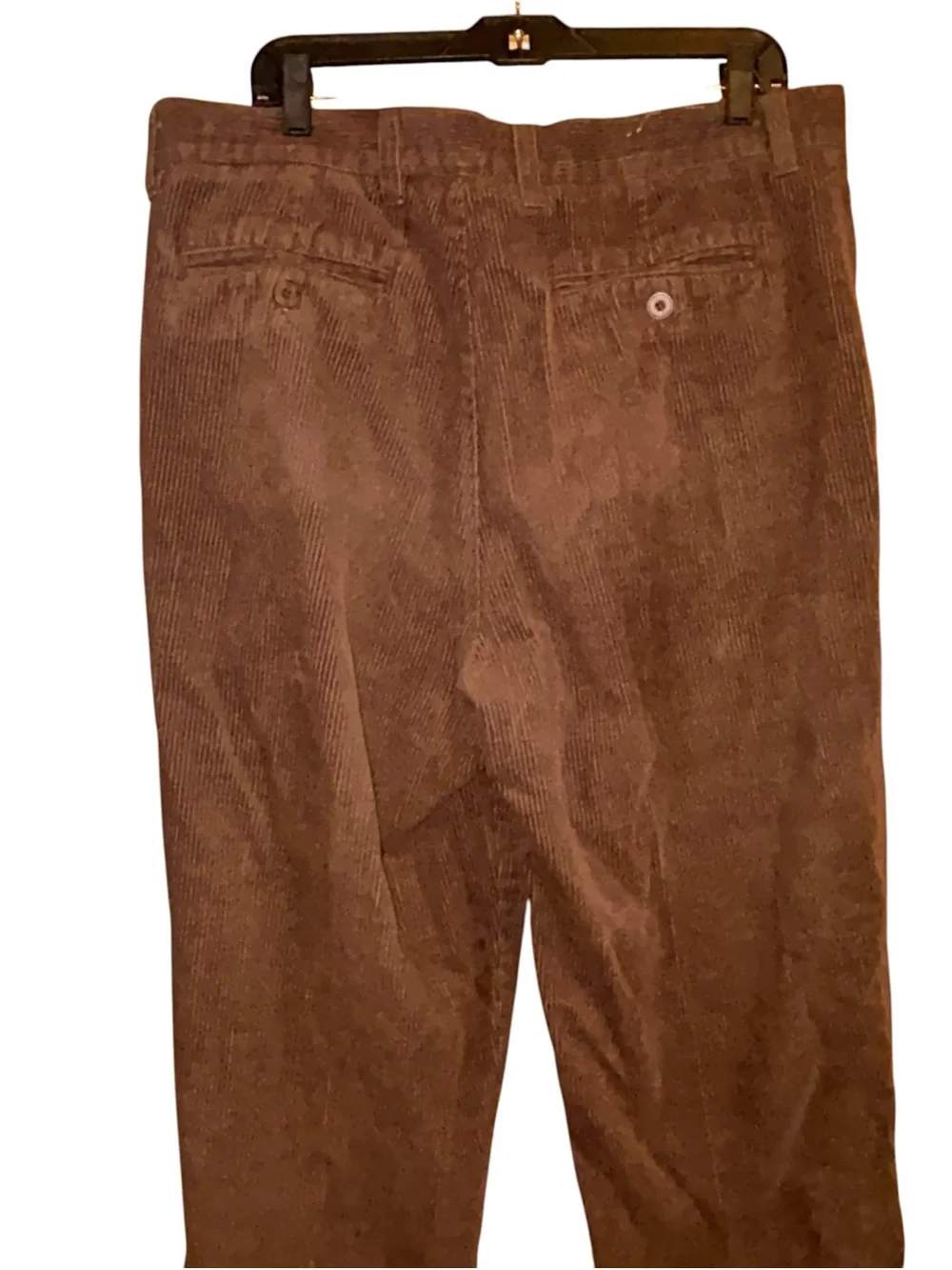 Linea Uomo Brown Corduroy Pants Mens 36x32 Straight Leg Pants